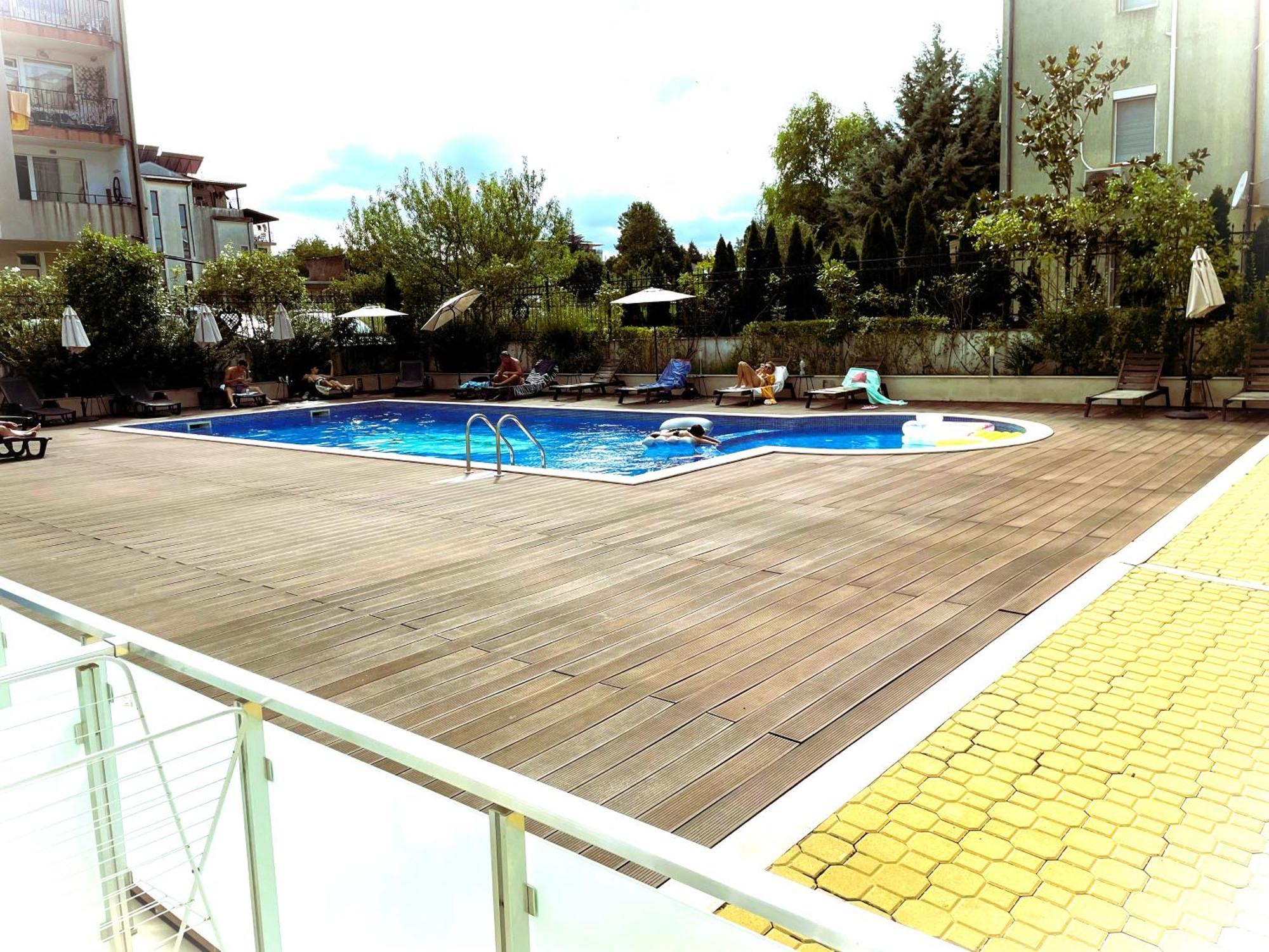 Apartments Stamopolu Lux With Pool View 프리모르스코 외부 사진